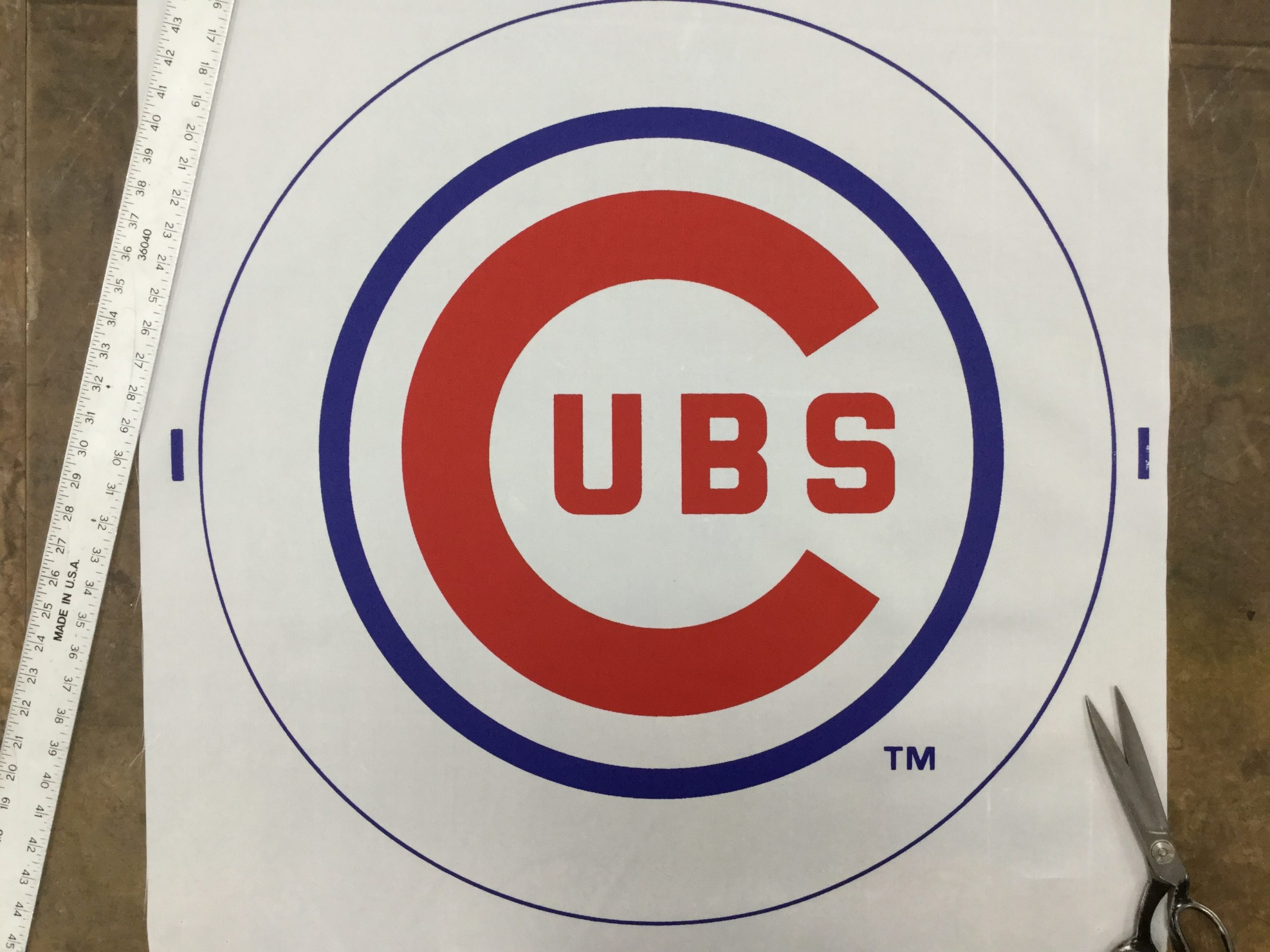 Chicago Cubs Silk Screen Print